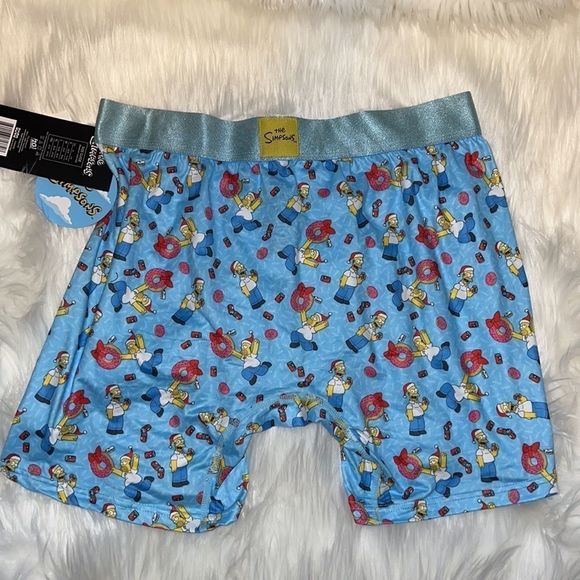 SWAG The Simpsons Homer Santa Boxer Brief Men’s Sz XL Christmas Donut Beer New - Picture 6 of 8
